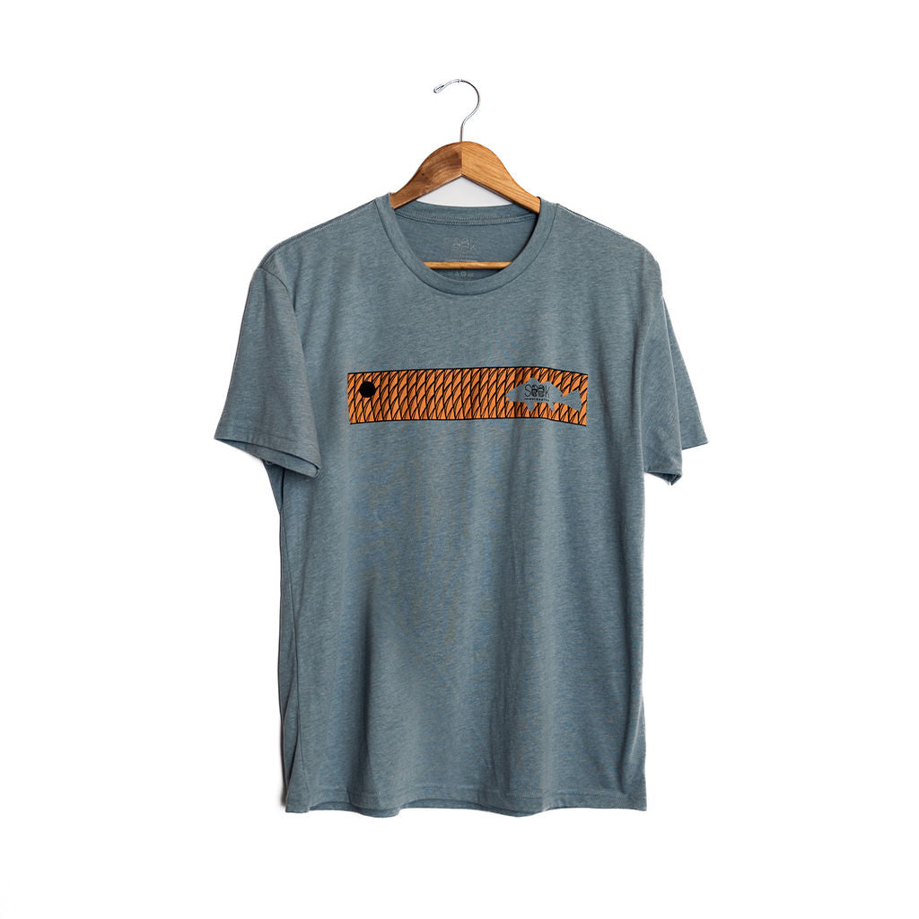 Redfish Scale Stripe Tee