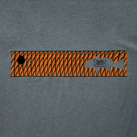 Redfish Scale Stripe Tee