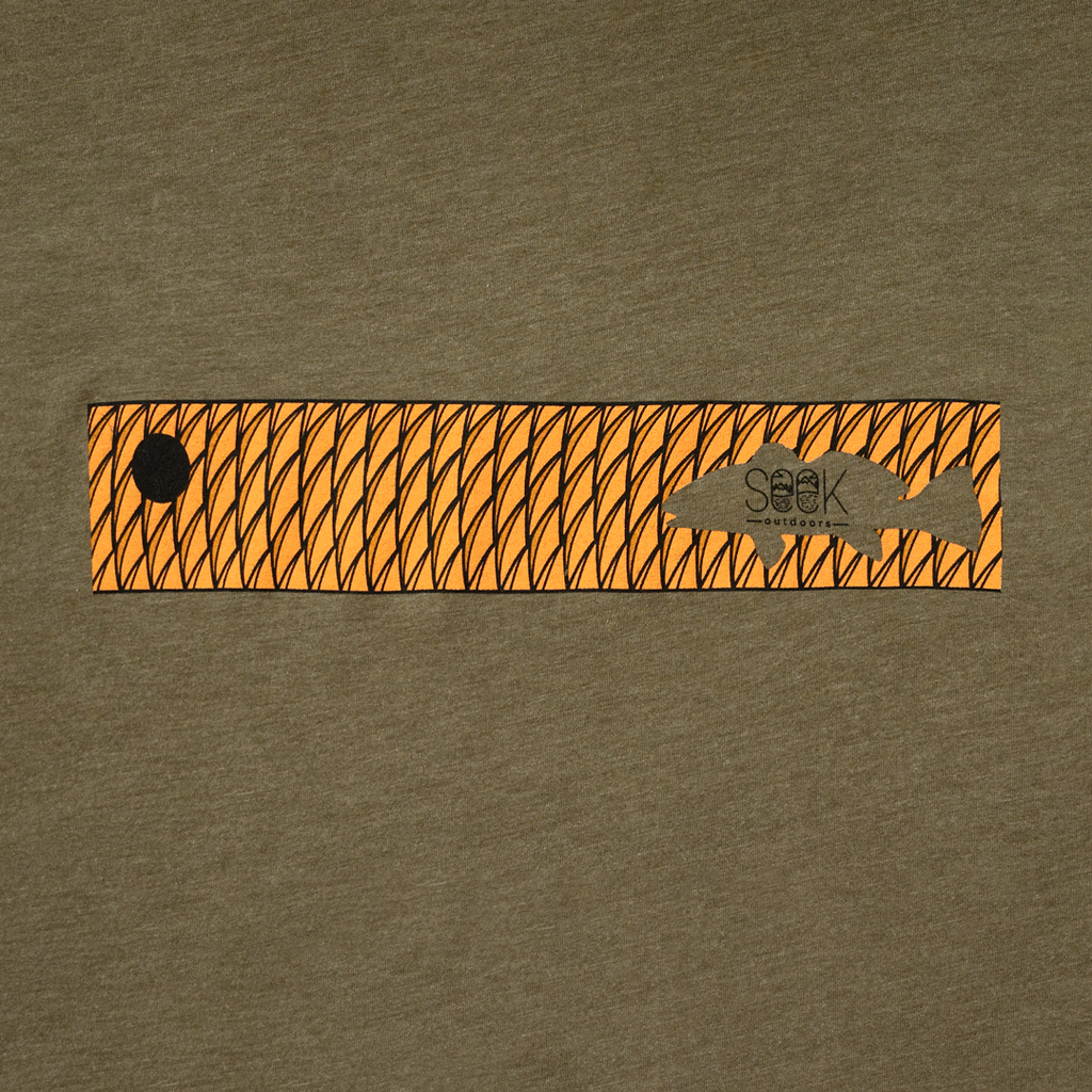 Redfish Scale Stripe Tee