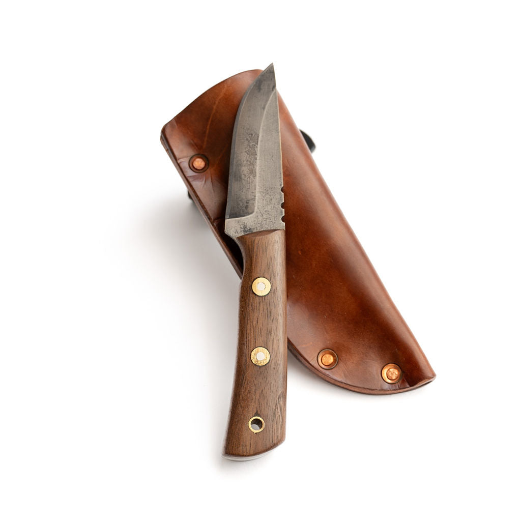 Patch knife with black walnut handle